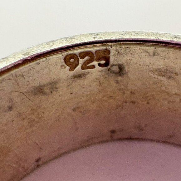 VTG Solid Sterling Silver 925 Elephant Design Spinner Band Ring Size 11.75 - Picture 13 of 14